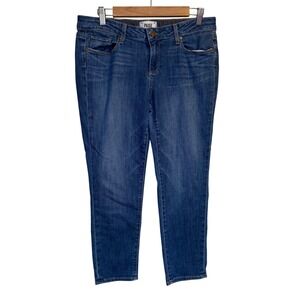 Paige Jeans Women‎ 29 Blue Jimmy Jimmy Crop Denim Mid Rise Preppy Casual Outings